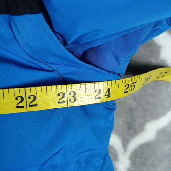 LEGO x Target Jacket Mens Medium Black Blue Puffer Colorblock Brick Print Lining - Picture 7 of 11